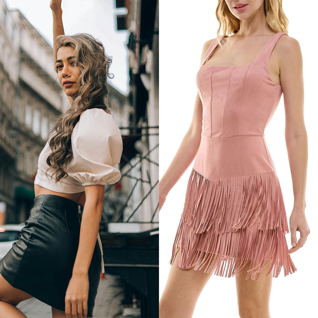 What you will prefer Leather Dress or a Leather Skirt