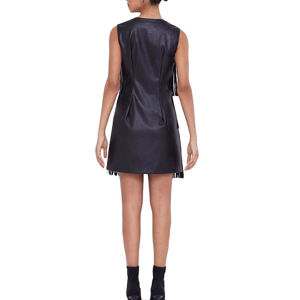 Leather Fringe Dress For Carnival - Image #3