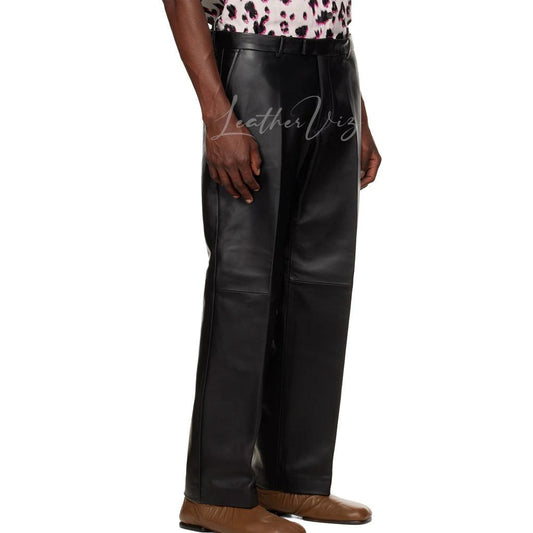 MEN LEATHER TROUSERS