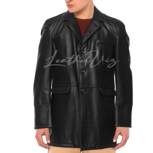 Versatile men’s leather outerwear