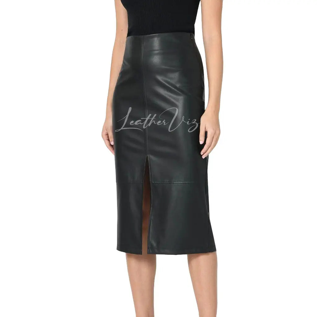 HIGH WAIST WOMEN PENCIL SKIRT - Image #2