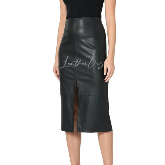 HIGH WAIST WOMEN PENCIL SKIRT - Image #2