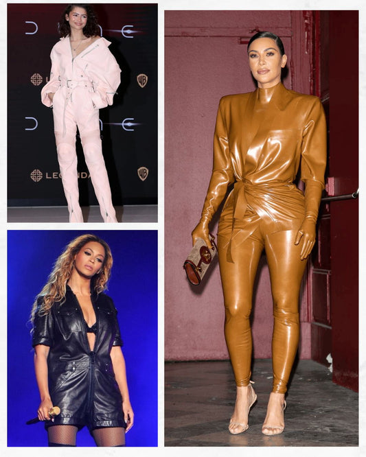 Celebrities Who Made Leather Jumpsuits A Must-Have Fashion Piece