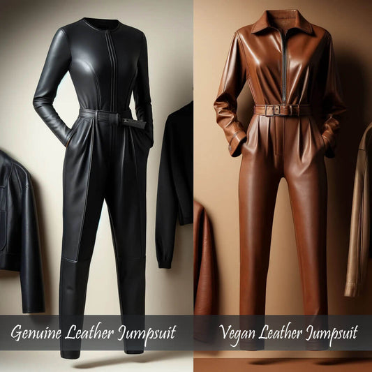 Women confuse about Vegan VS Genuine Leather Jumpsuits – What’s Best?