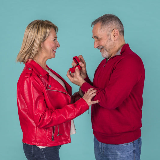 Red Genuine Leather Jacket A perfect gift for valentines 2025