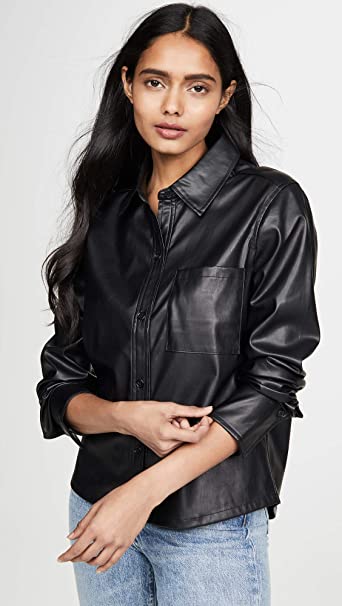 Women Leather Shirts