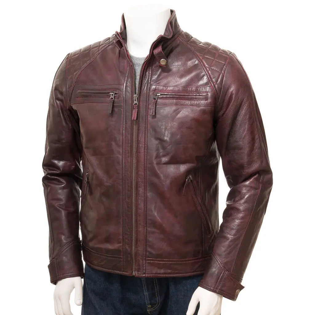 Moto Men Leather Jacket