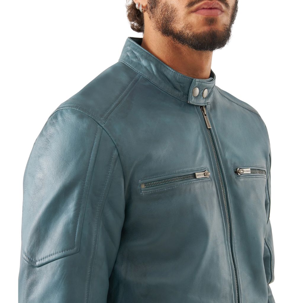 Racer Leather Jacket for Men USA