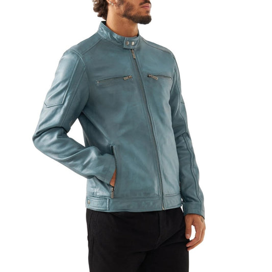 Racer Leather Jacket for Men 