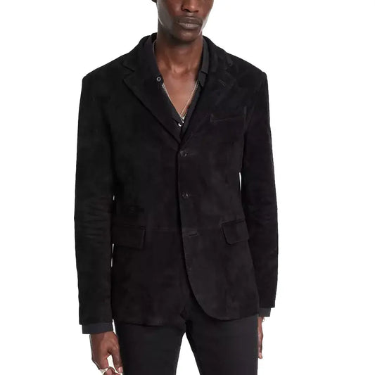 Suede leather Blazer men shop now