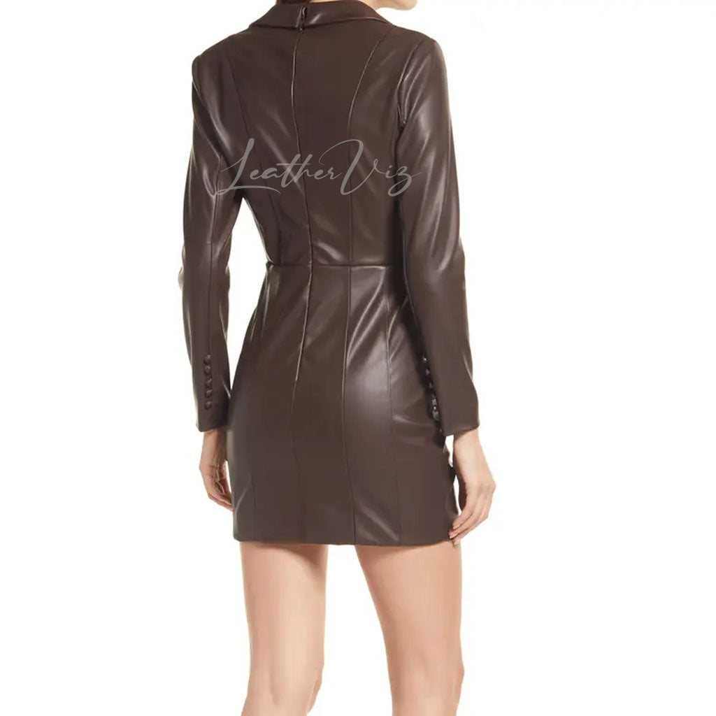 CORPORATE  WOMEN BLAZER STYLE MINI DRESS