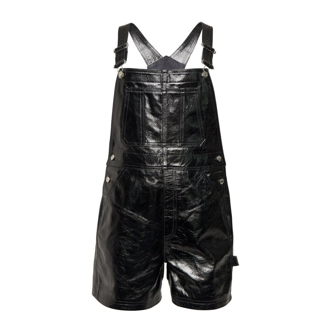 mom leather dungarees