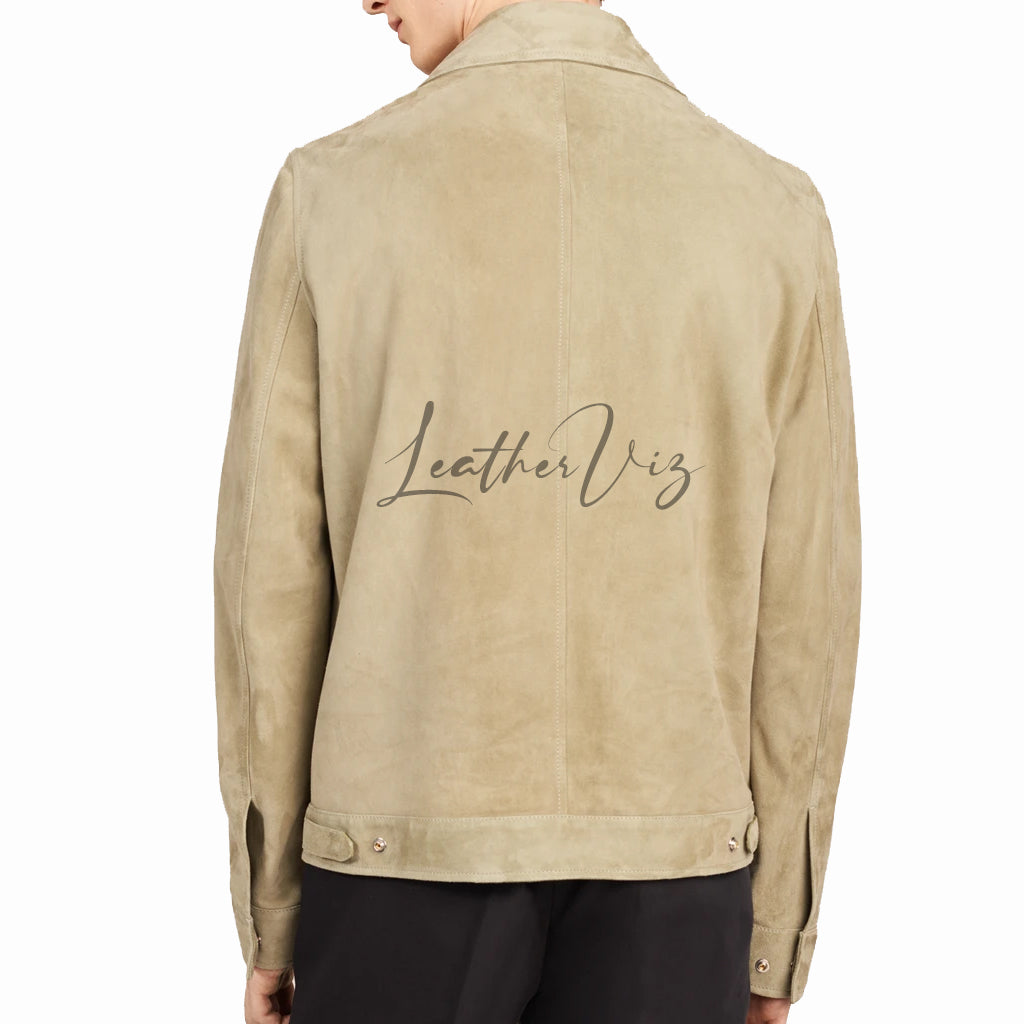 SUEDE LEATHER JACKET FOR MEN